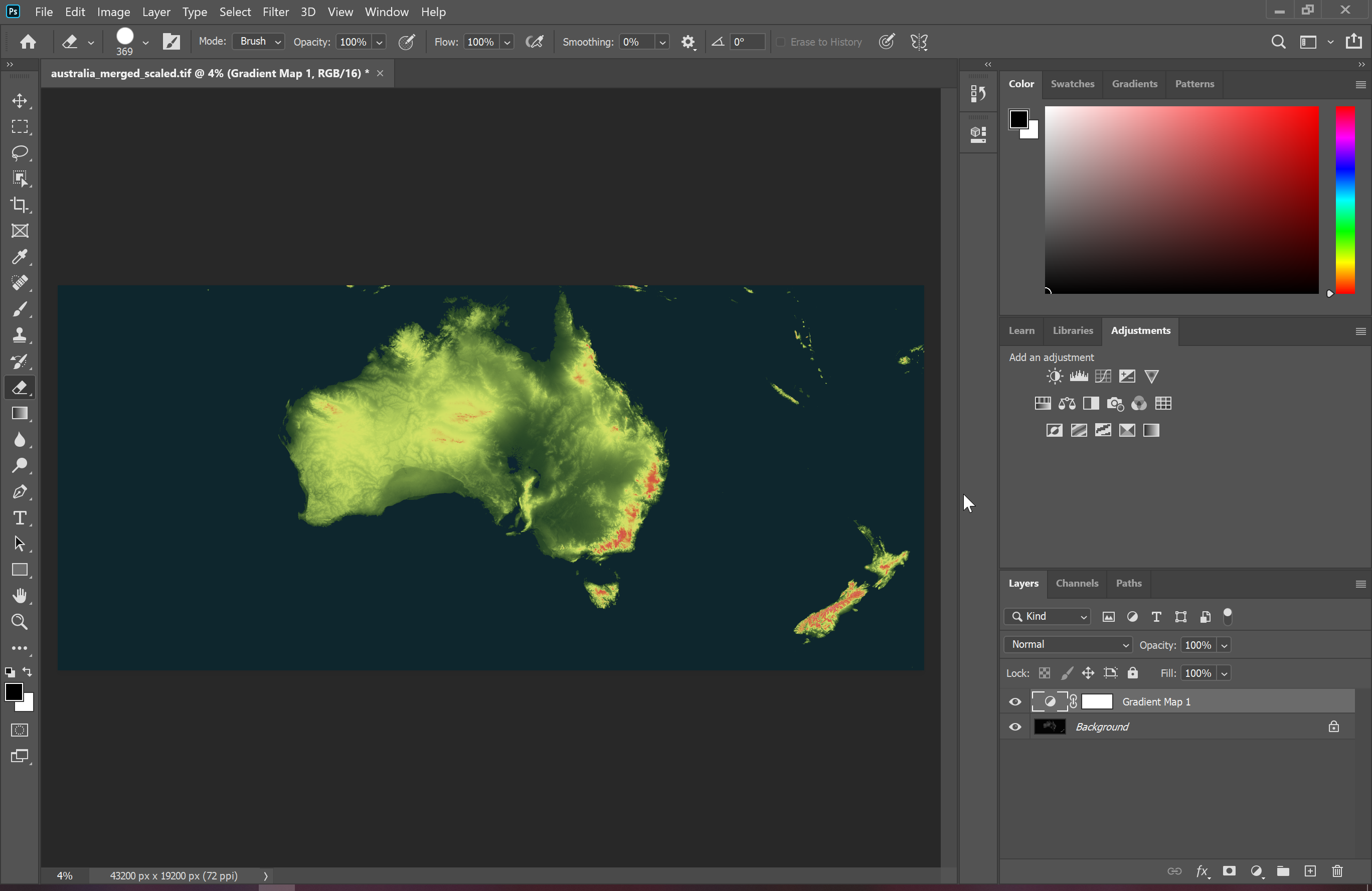 australia in photoshop